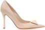 Valentino Garavani Stijlvolle Pumps met Uniek Design Beige Dames - Thumbnail 1