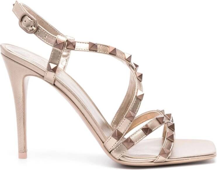 Valentino Garavani Stijlvolle Sandalen voor Zomerse Look Beige Dames