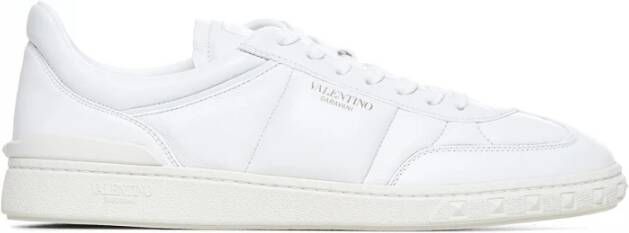 Valentino Garavani Nappa Leren Lage Top Sneaker White Heren
