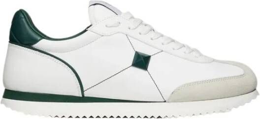 Valentino Garavani Studs Veterschoenen Green Heren