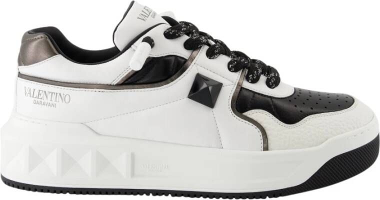 Valentino Garavani Multicolor Leren Sneakers met Chunky Zool White Heren