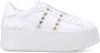 Valentino Garavani Studded Leren Flatform Sneaker White Dames - Thumbnail 1