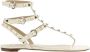 Valentino Garavani Studded Leren Flip-Flop Sandalen Beige Dames - Thumbnail 4