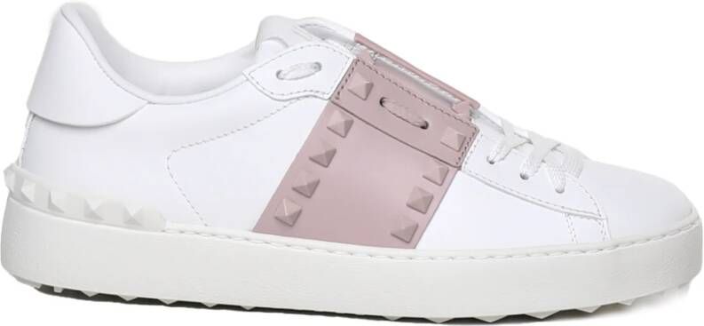 Valentino Garavani Sneakers Bicolor Sneakers in poeder roze