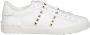 Valentino Garavani Open Rockstud Untitled Leren Sneakers White Heren - Thumbnail 1