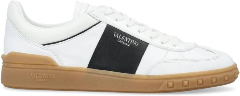 Valentino Garavani Witte Sneakers met Rockstud Details White Heren