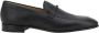 Valentino Garavani VLogo Plaque Leren Loafers Slip-On Design Black Heren - Thumbnail 1