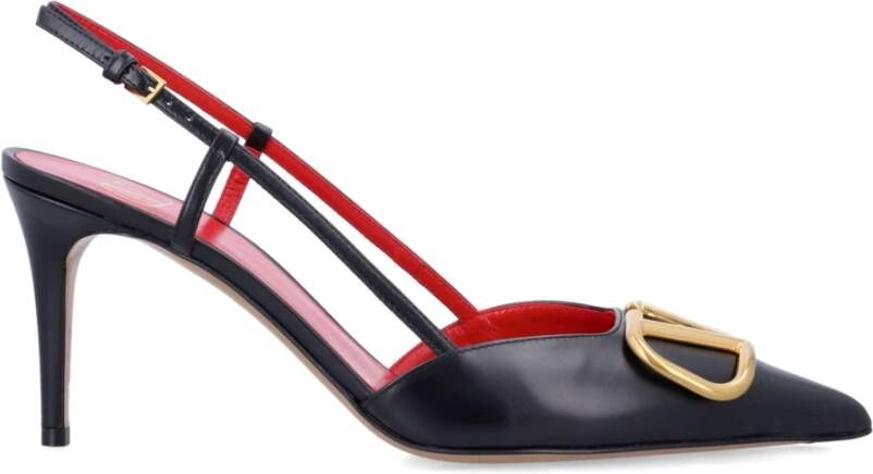 Valentino Garavani VLogo Signature Slingback Pump Black Dames