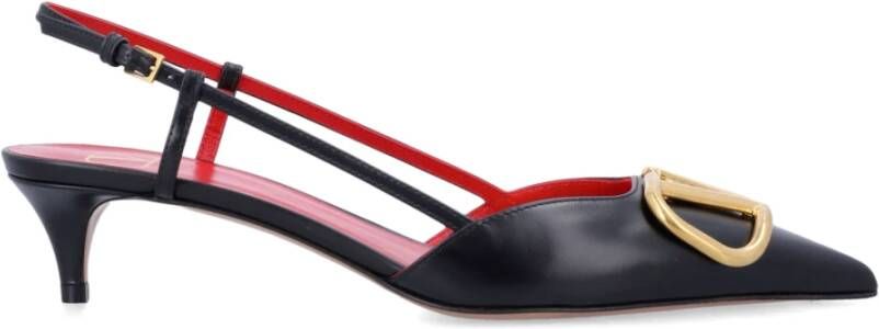 Valentino Garavani VLogo Signature Slingback Pump Black Dames