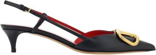 Valentino Garavani VLogo Slingback Pumps Black Dames