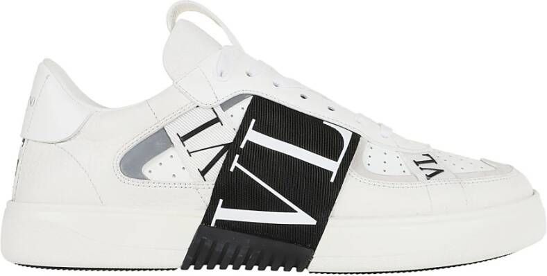 Valentino Garavani Witte Sneakers van Korrelig Leer White Heren