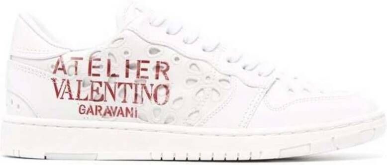 Valentino Garavani Witte Leren Sneakers Aw23 White Heren