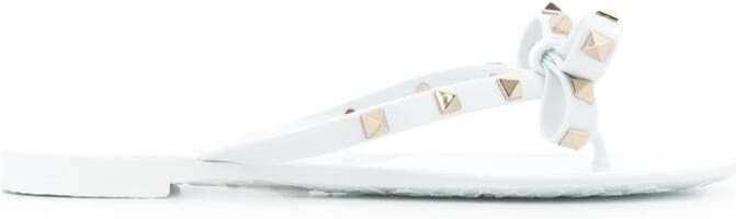 Valentino Garavani Witte sandalen met Rockstud-versiering White Dames