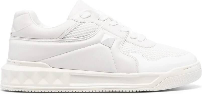 Valentino Garavani Stijlvolle Witte Sneaker One Stud White Heren