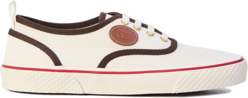 Valentino Garavani Witte Sneakers met VLogo Detail White Heren