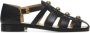 Valentino Garavani Zwarte Cage Sandalen met Metalen Details Black Heren - Thumbnail 1