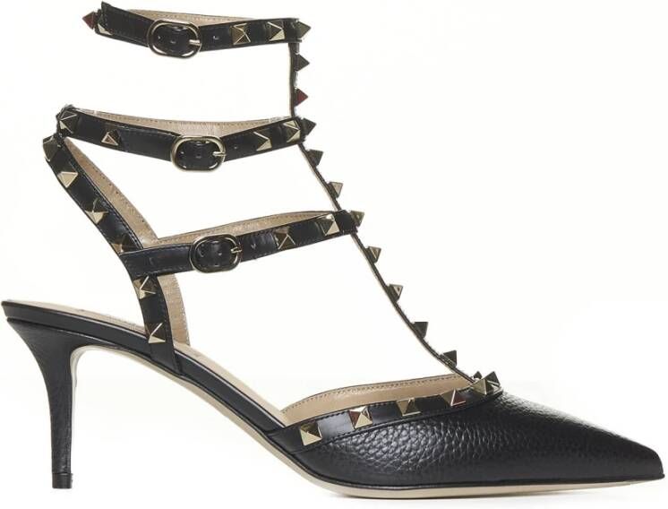 Valentino Garavani Zwarte Elegante Schoenen Black Dames