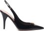 Valentino Garavani Zwarte Hak Slingback Schoenen Black Dames - Thumbnail 1