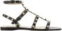 Valentino Garavani Zwarte Leren Sandalen Ss22 Black Dames - Thumbnail 1