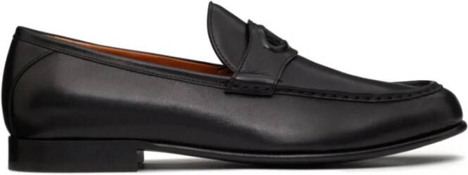 Valentino Garavani Zwarte Mocassins voor Mannen Black Heren