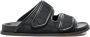 Valentino Garavani Zwarte Platte Sandalen Iconographe Aw24 Black Heren - Thumbnail 1