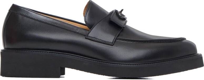 Valentino Garavani Zwarte platte schoenen Elegante stijl Black Heren
