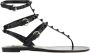 Valentino Garavani Zwarte Rockstud Sandalen Ss22 Black Dames - Thumbnail 4