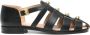 Valentino Garavani Zwarte Cage Sandalen met Metalen Details Black Heren - Thumbnail 5