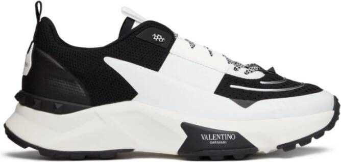 Valentino Garavani Zwarte Sneakers voor Mannen Black Heren