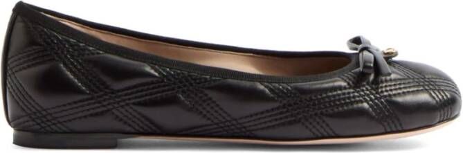 Valentino Garavani Zwarte VLogo Signature Slip-On Platte Schoenen Black Dames