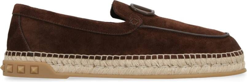 Valentino Leisure Flows eco-suede espadrilles Brown Heren