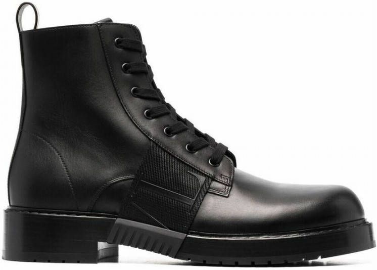 Valentino Garavani Stijlvolle Veterschoenen Black Heren