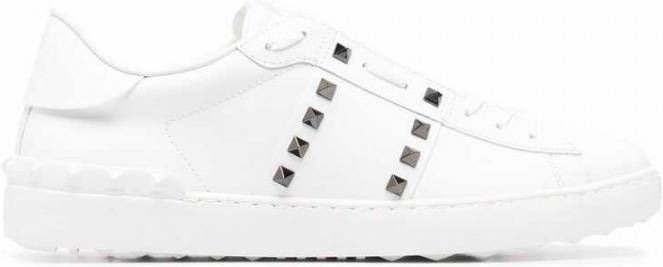 Valentino Garavani Witte Rockstud Untitled Sneakers White Heren