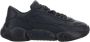 Valentino Verhoogde Elegantie Low-Top Leren Sneakers Black Heren - Thumbnail 1