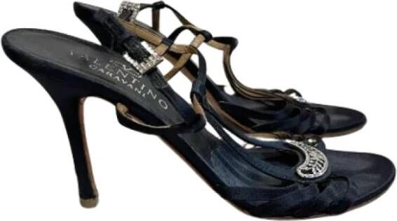 Valentino Vintage Pre-owned Canvas sandals Blue Dames