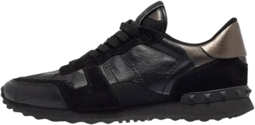 Valentino Vintage Pre-owned Canvas sneakers Black Heren