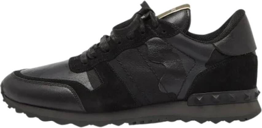 Valentino Vintage Pre-owned Canvas sneakers Black Heren