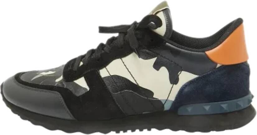 Valentino Vintage Pre-owned Canvas sneakers Black Heren