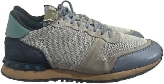 Valentino Vintage Pre-owned Canvas sneakers Blue Heren