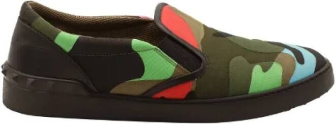 Valentino Vintage Pre-owned Canvas sneakers Multicolor Dames