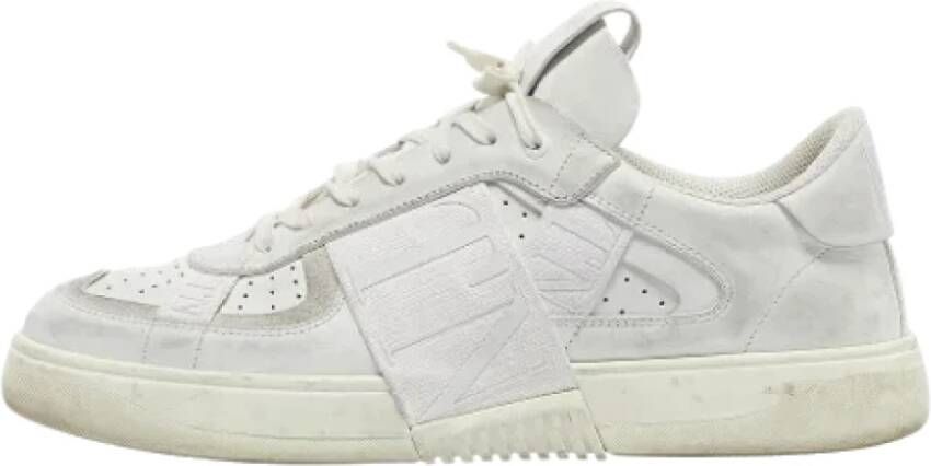 Valentino Vintage Pre-owned Canvas sneakers White Heren