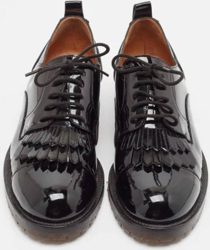 Valentino Vintage Pre-owned Fabric flats Black Dames