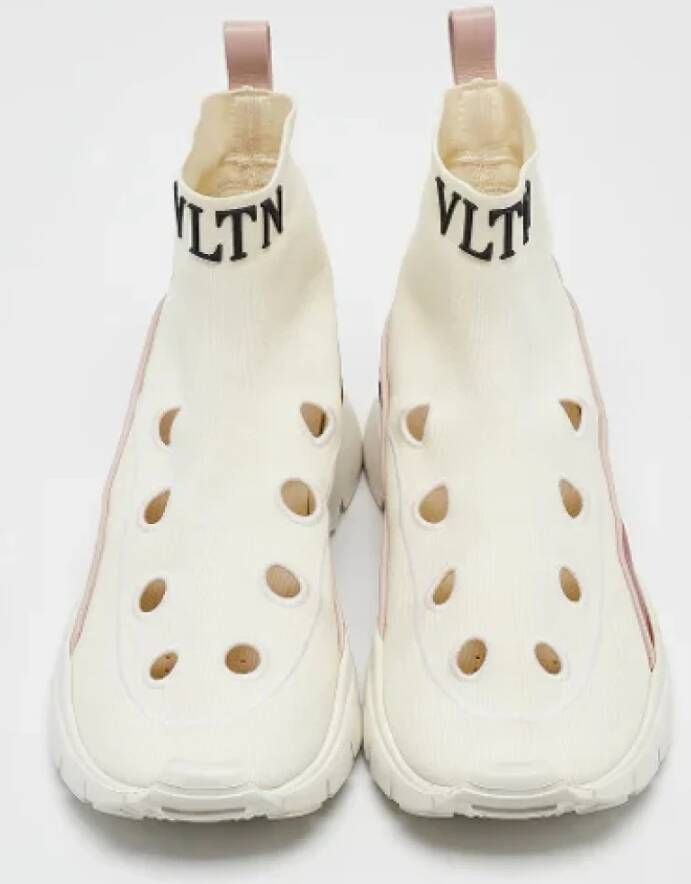 Valentino Vintage Pre-owned Fabric sneakers White Dames