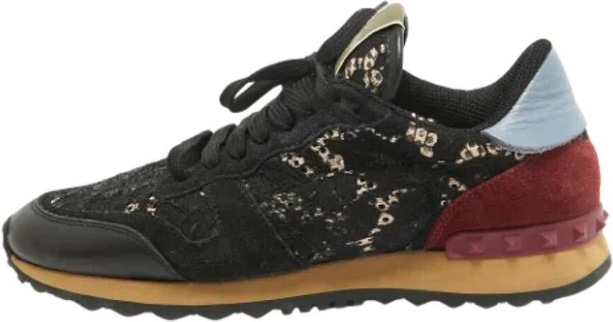 Valentino Vintage Pre-owned Lace sneakers Black Dames