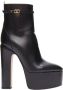 Valentino Vintage Pre-owned Leather boots Black Dames - Thumbnail 1