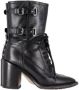 Valentino Vintage Pre-owned Leather boots Black Dames - Thumbnail 1