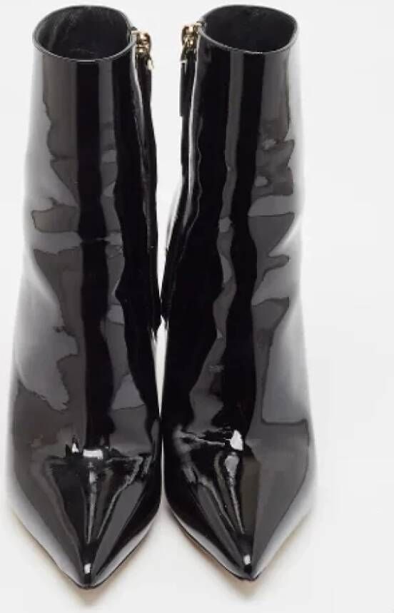 Valentino Vintage Pre-owned Leather boots Black Dames