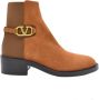 Valentino Vintage Pre-owned Leather boots Brown Dames - Thumbnail 1