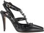 Valentino Vintage Pre-owned Leather heels Black Dames - Thumbnail 1