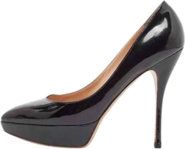 Valentino Vintage Pre-owned Leather heels Black Dames